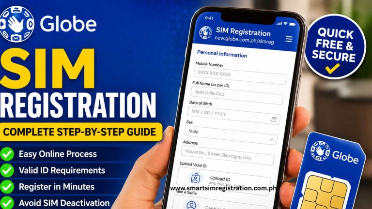 Globe SIM Registration | Requirements, Official Link and Step-by-Step Guide 8 Globe SIM Registration
