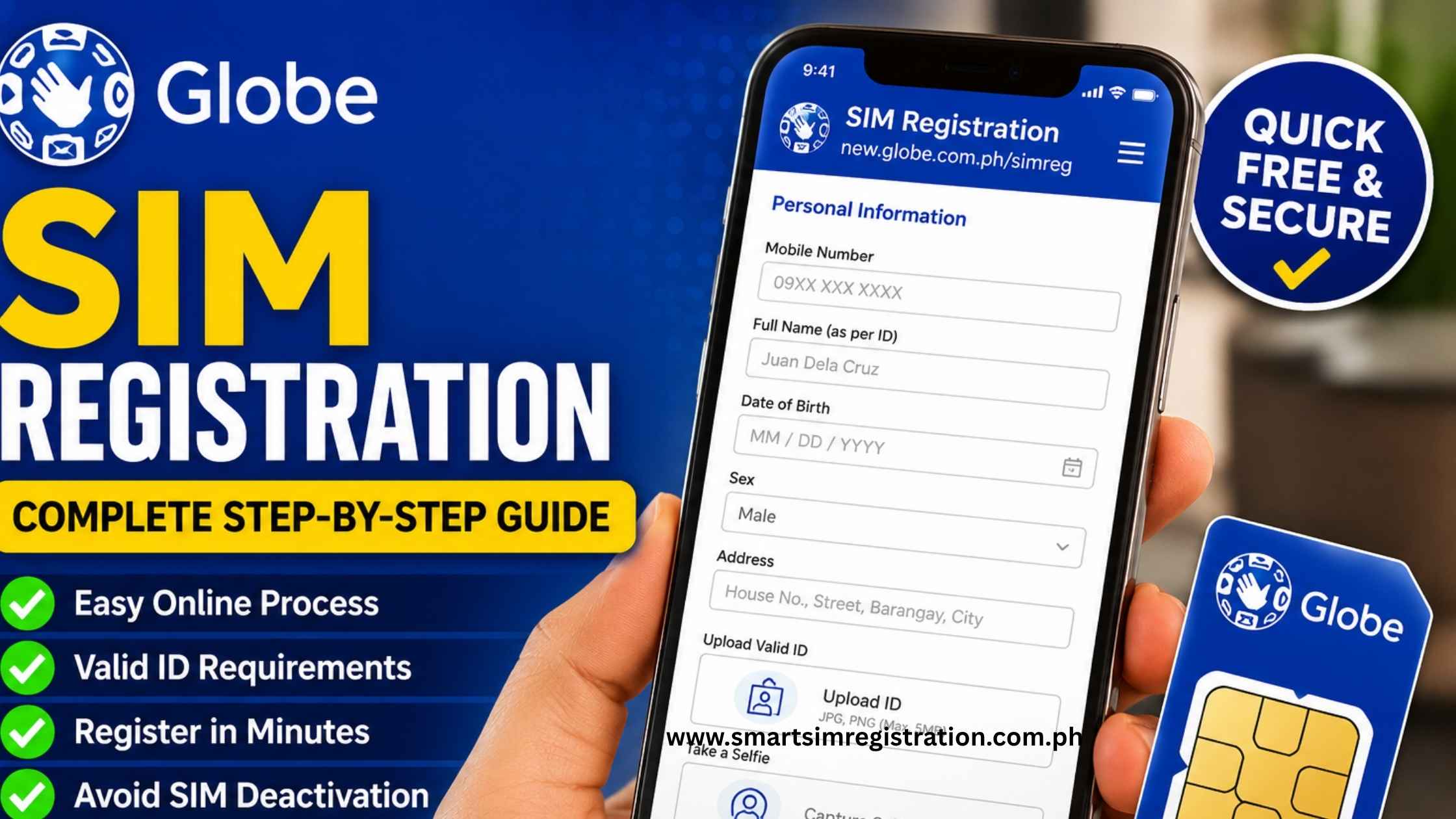 Globe SIM Registration