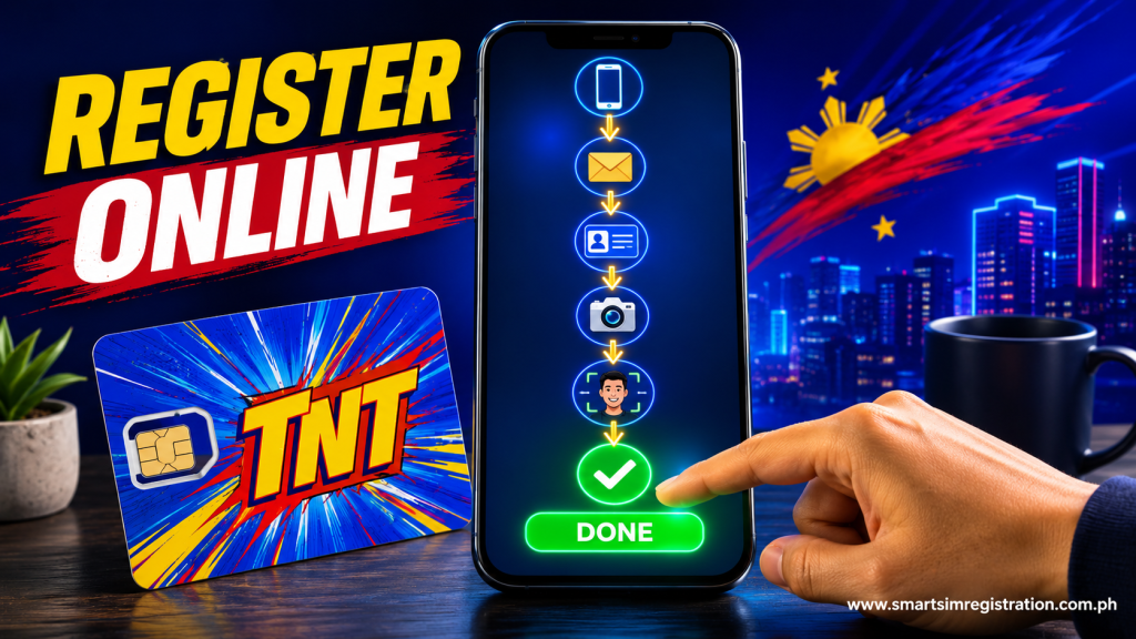TNT SIM Registration | Complete Online Registration Guide 3 TNT SIM Registration online